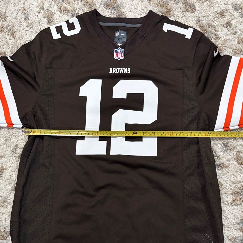 Nike Cleveland Browns #12 Jersey in Brown, White & Orange - Picture 6 of 8